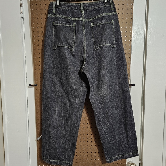 New Wave Street Culture By Inflation Y2k Baggy Jeans Unisex - Picture 2 of 9